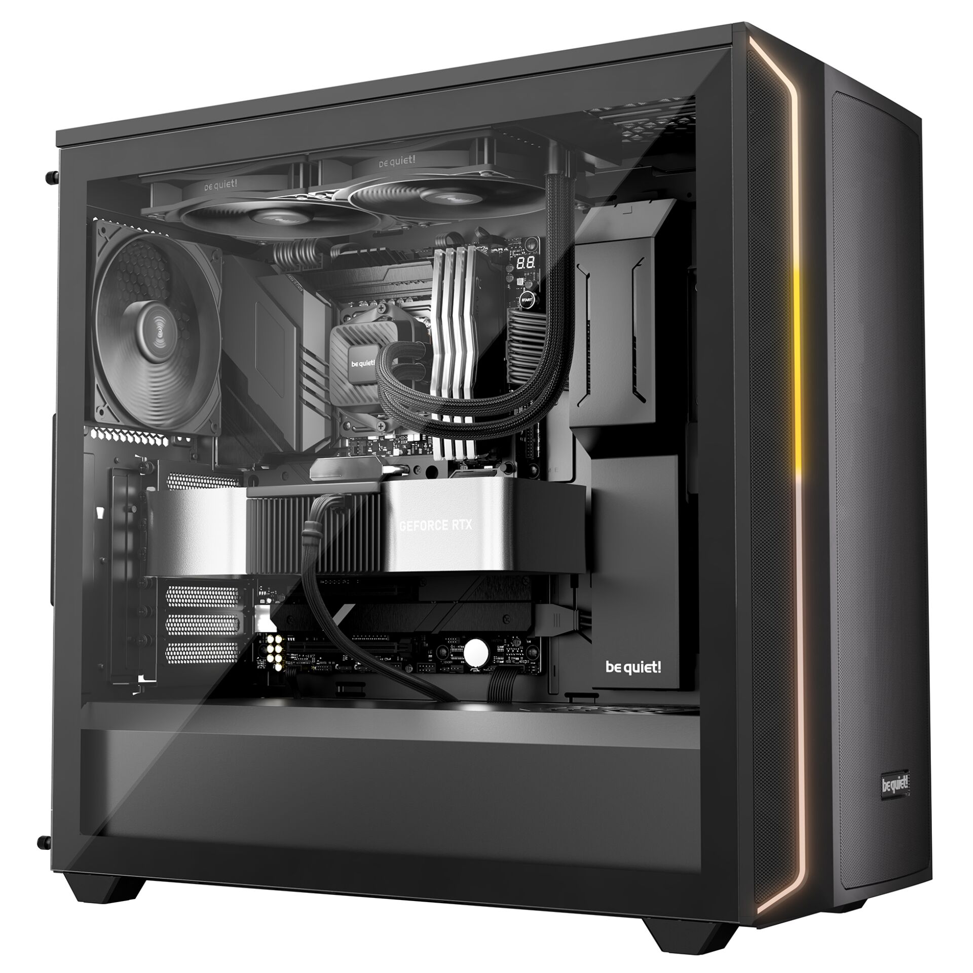 be quiet  PURE LOOP 3 Prozessor All in One Fluessigkeitskuehler 14 cm Schwarz PC-Komponenten