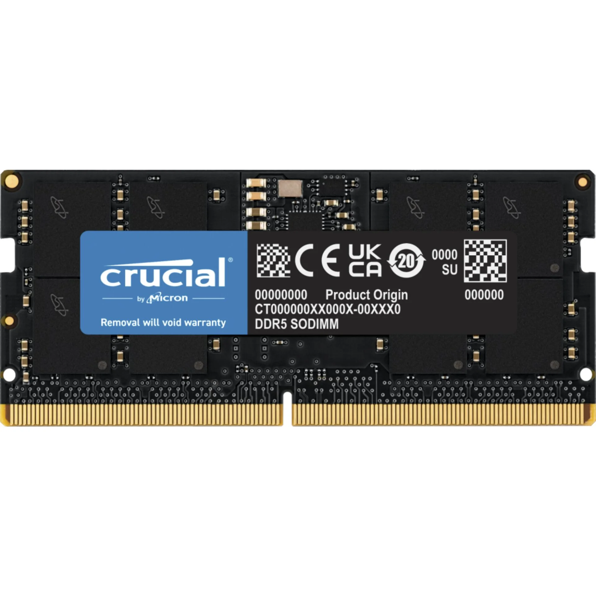 Crucial DDR5 4800 16GB SODIMM CL40  16Gbit  Speichermedien