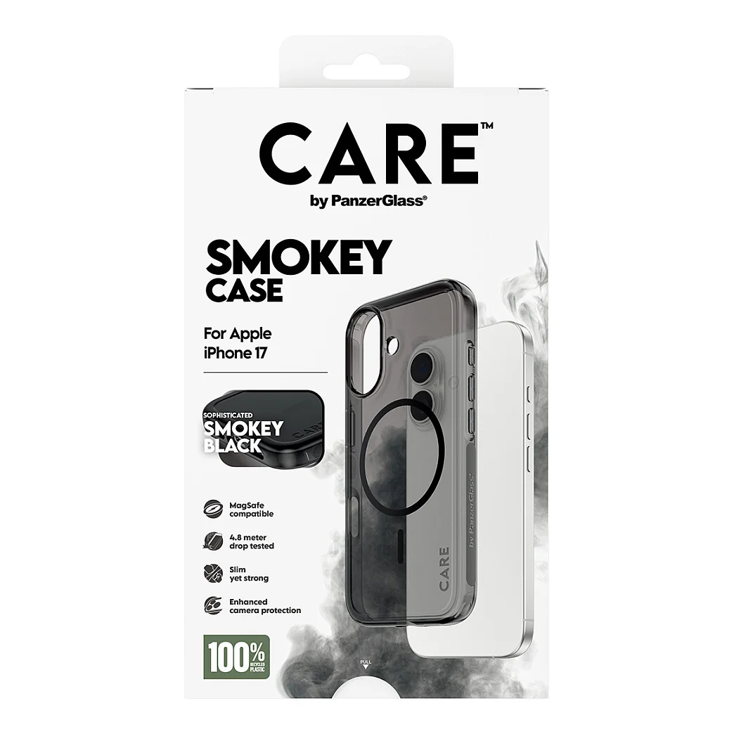 PanzerGlass CARE  by   Urban Explorer Case Smokey m  Schwarz MagSafe iPhone 17 Notebook & Tablet Zubehoer