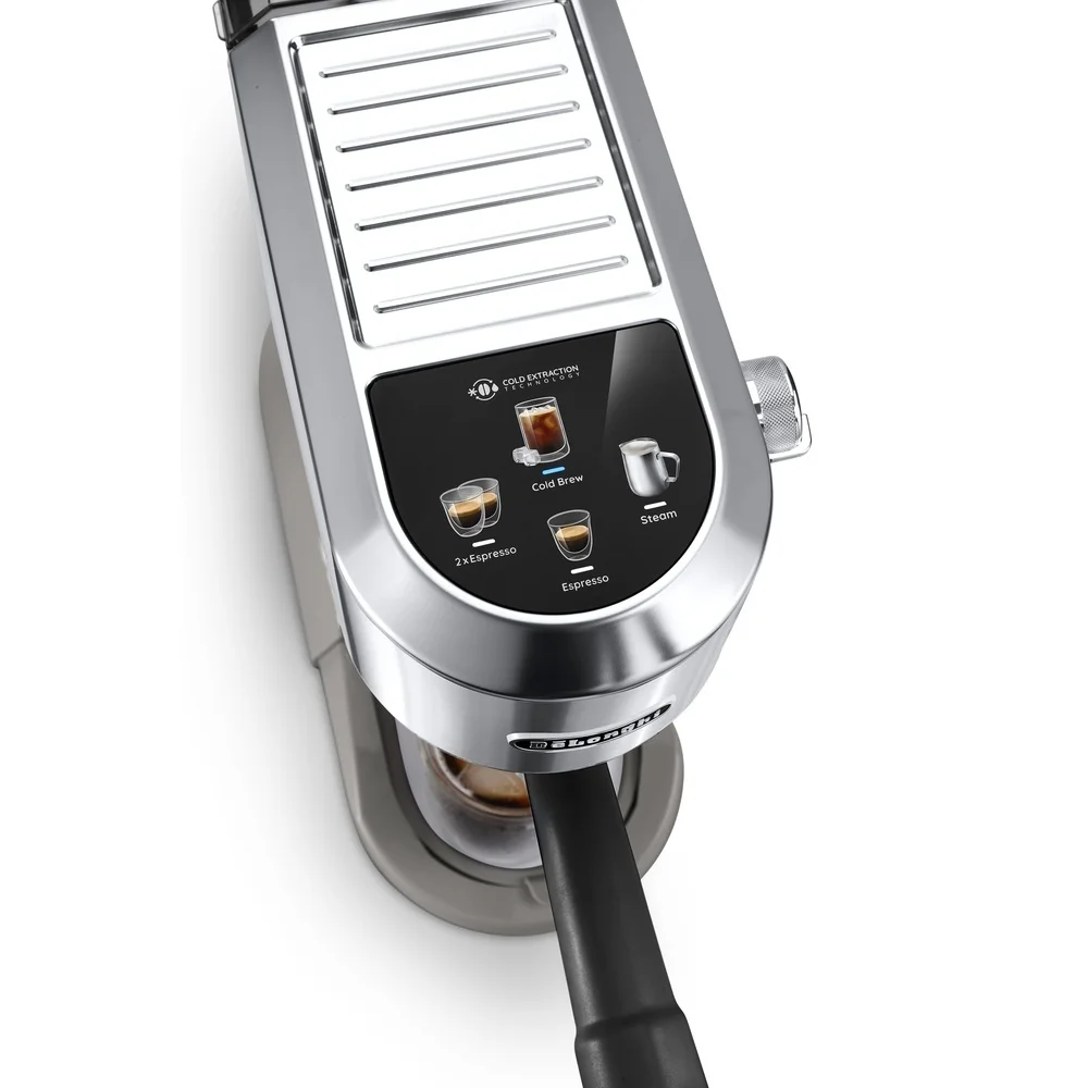 De Longhi Espresso Siebtraegermaschine Dedica Duo EC890 M  Metall Kaffeemaschinen