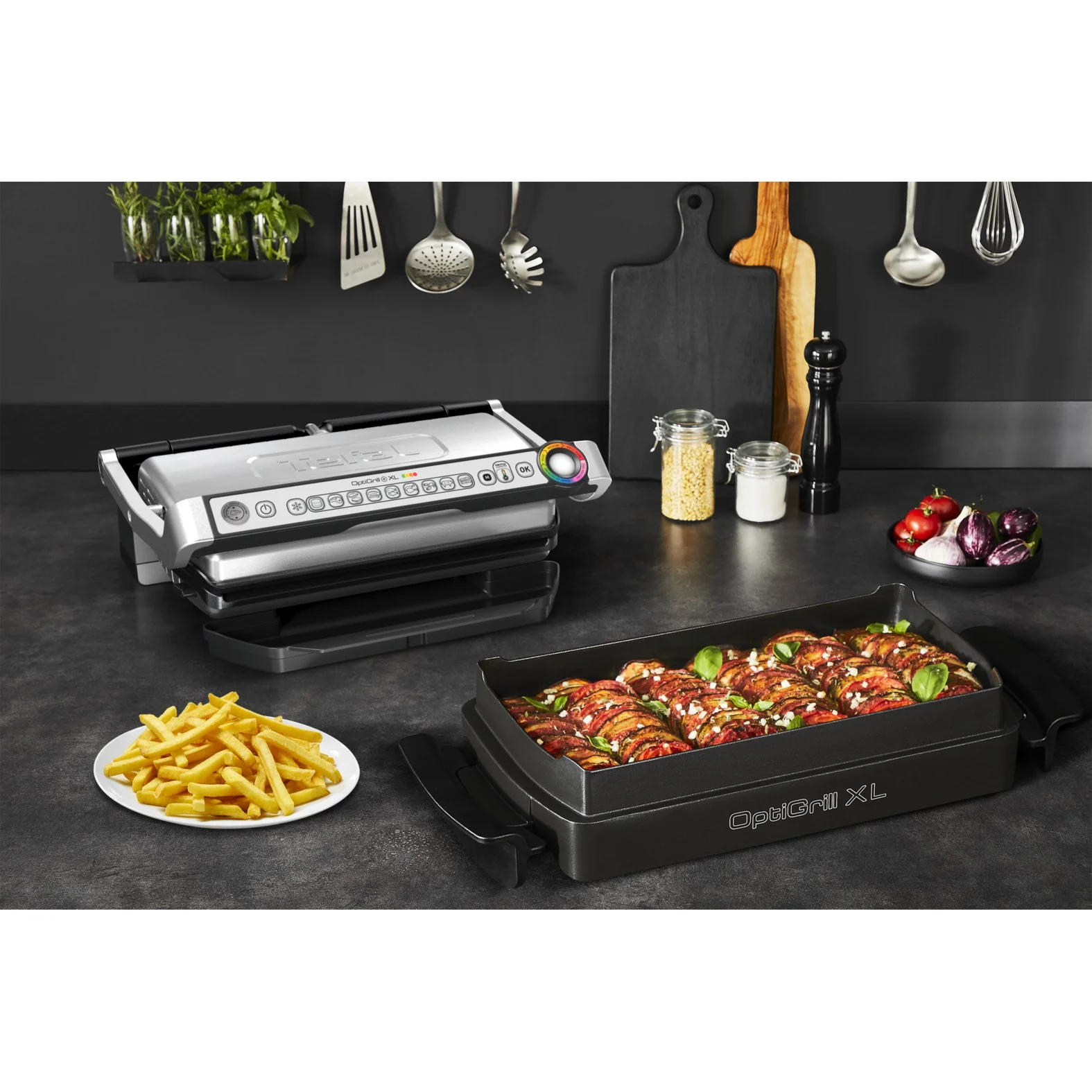 Tefal XA7278 Backofenrost   Backblech Grill Rechteckig Kuechenkleingeraete
