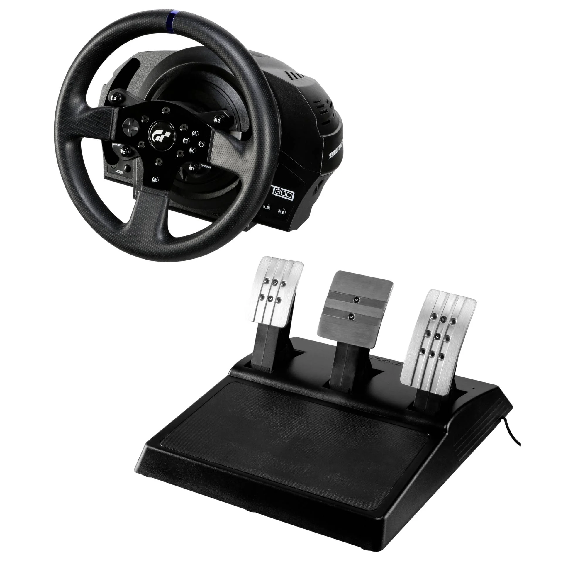 Thrustmaster T300 RS GT Schwarz Lenkrad   Pedale Analog   Digital PC  PlayStation 4  PlayStation 5  Playstation 3 Zubehoer Gaming