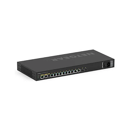 NETGEAR GSM4212PX Managed L2 L3 Gigabit Ethernet  10 100 1000  Power over Ethernet  PoE  1U Schwarz Switches