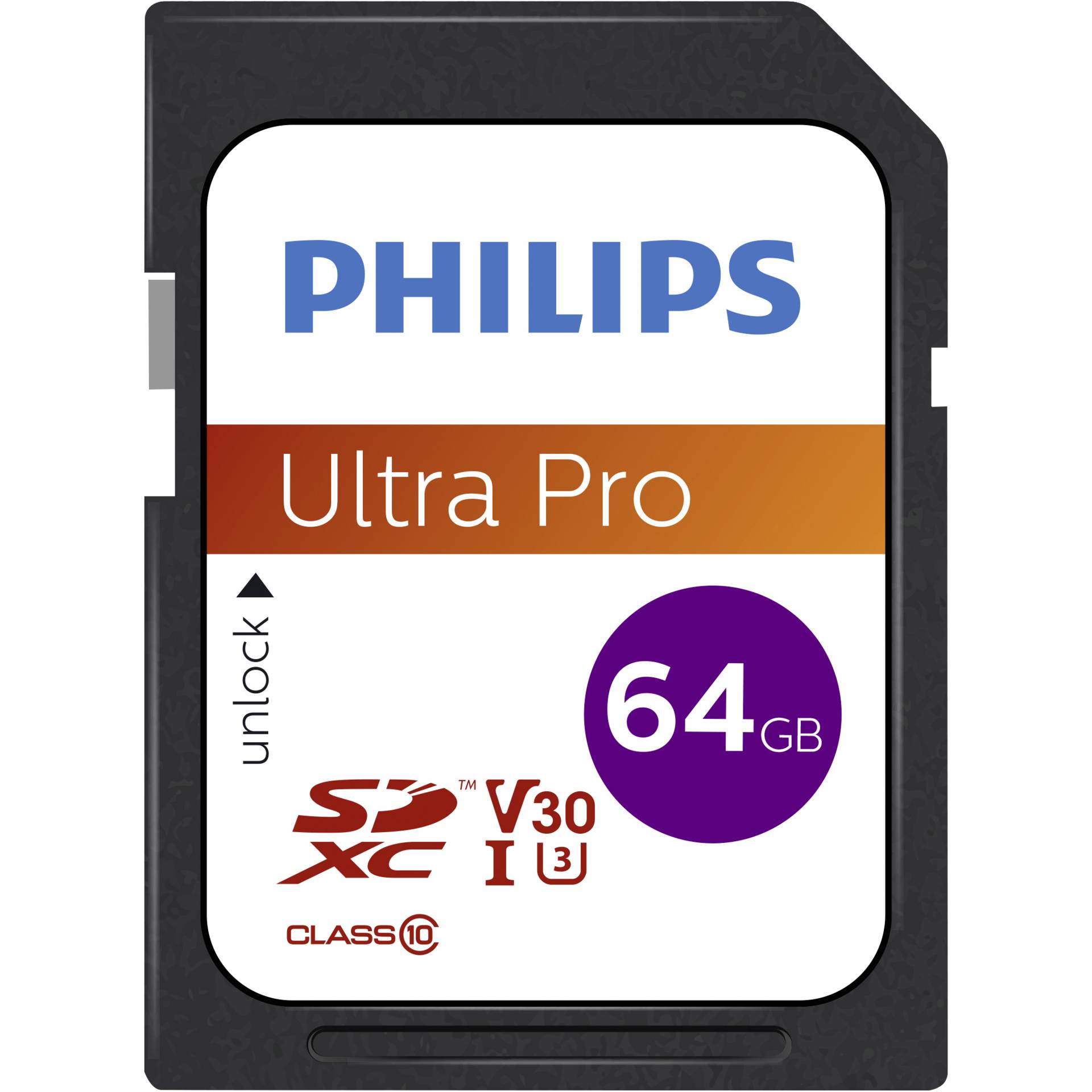 Philips FM64SD65B 64 GB SDXC UHS I Klasse 10 Speichermedien
