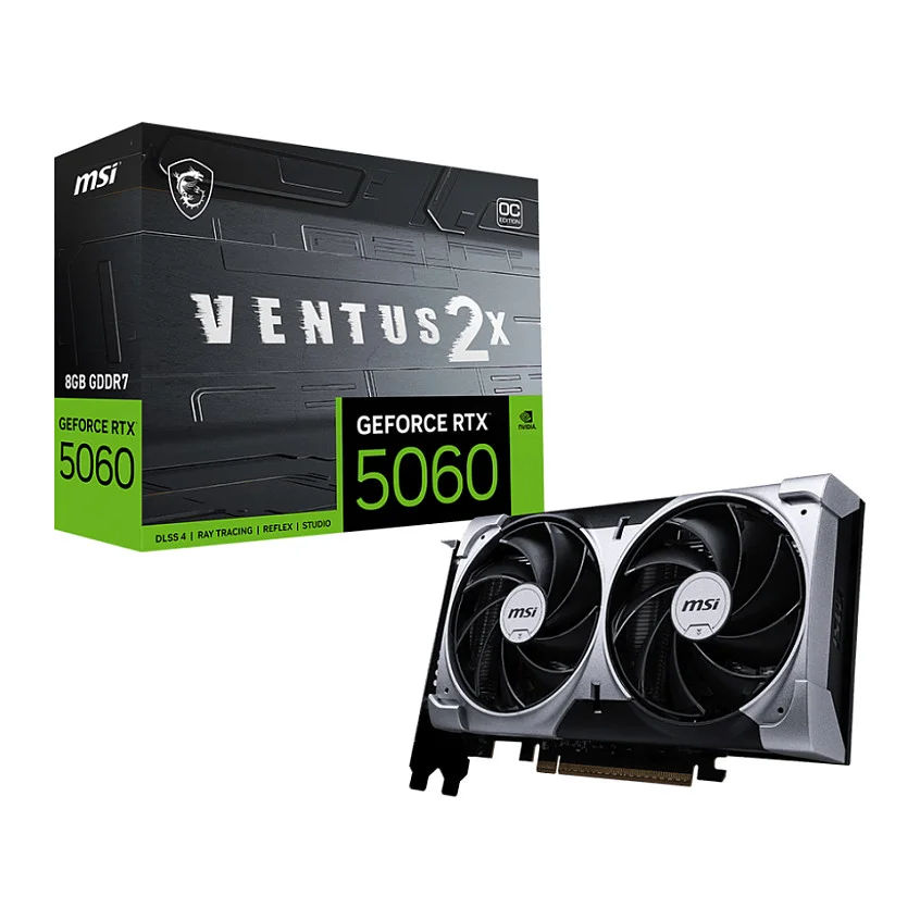 MSI RTX 5060 8GB Ventus 2X OC GDDR7 PC-Zubehoer