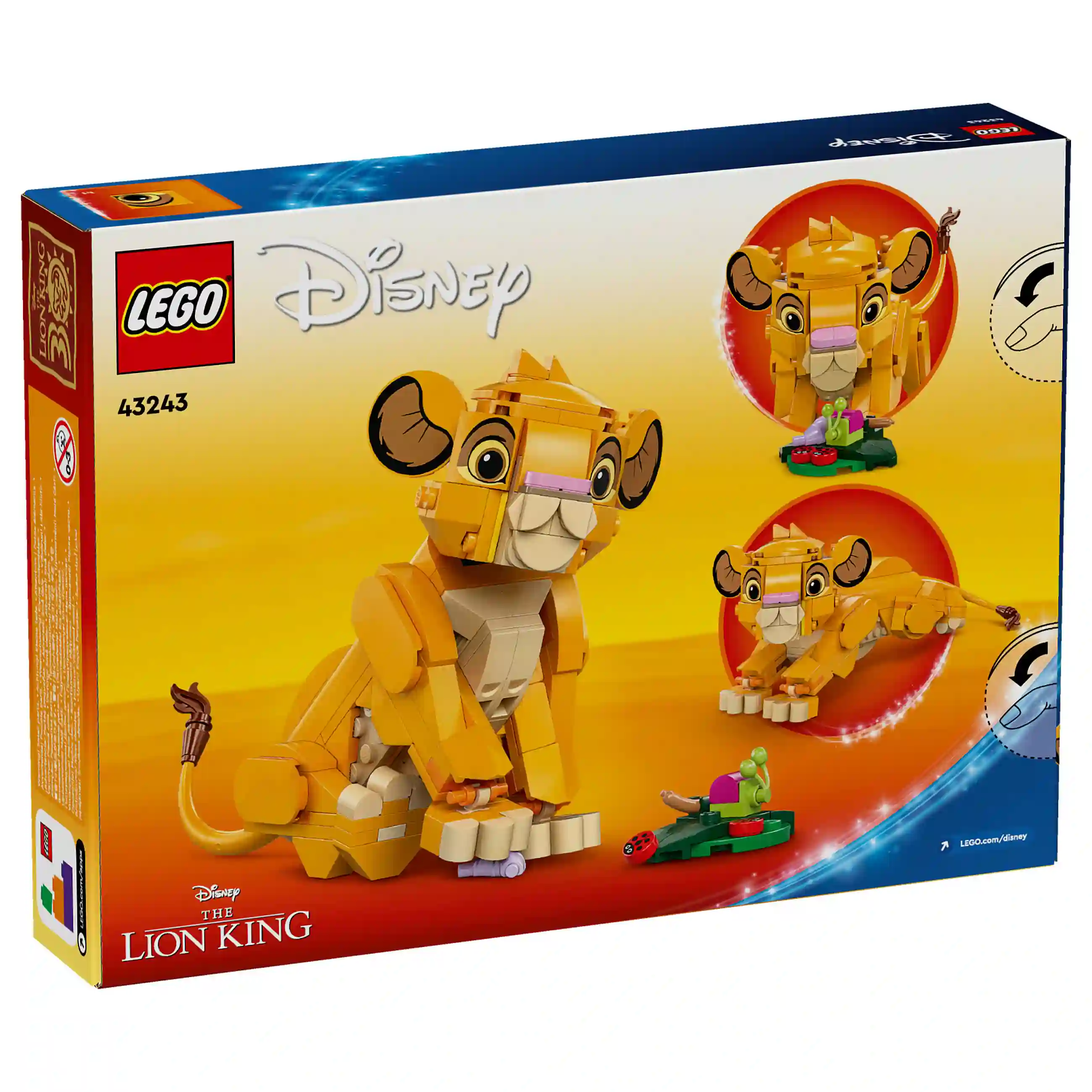 LEGO Disney Classic Simba  das Loewenjunge des Koenigs 43243 Spielwaren