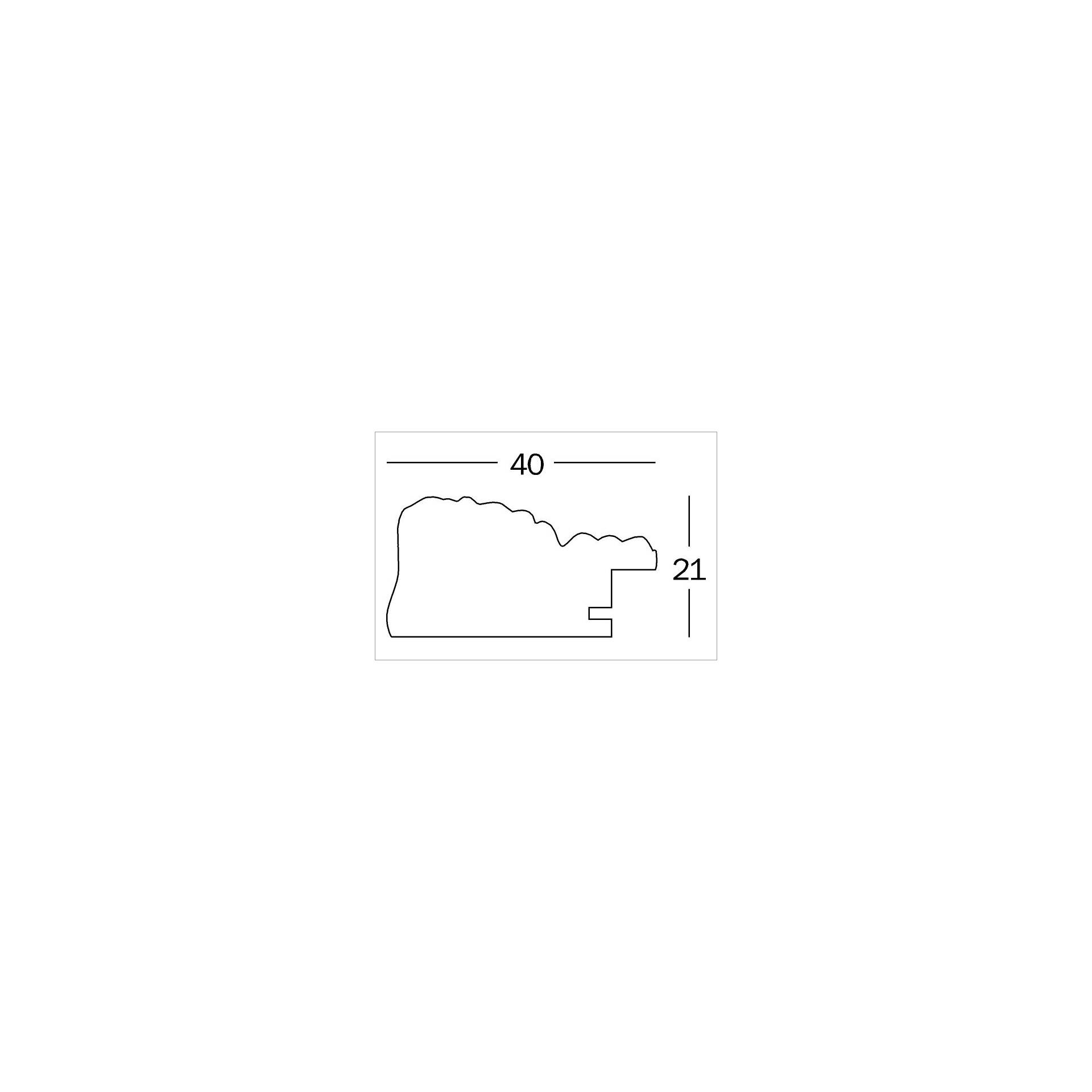 Walther Barock 20x30 Holz weiss CR030W Bilderrahmen