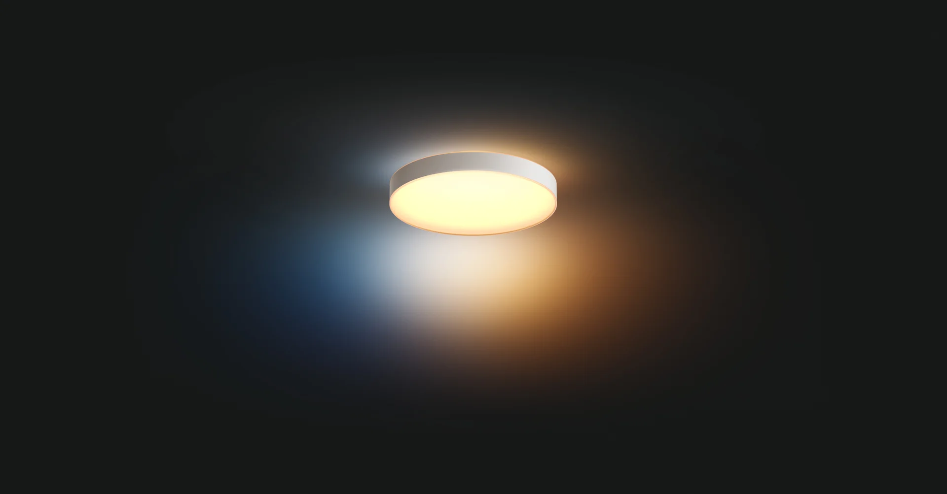 Philips Hue White ambience Enrave Deckenleuchte XL weiss   Dimmschalter Smart Home