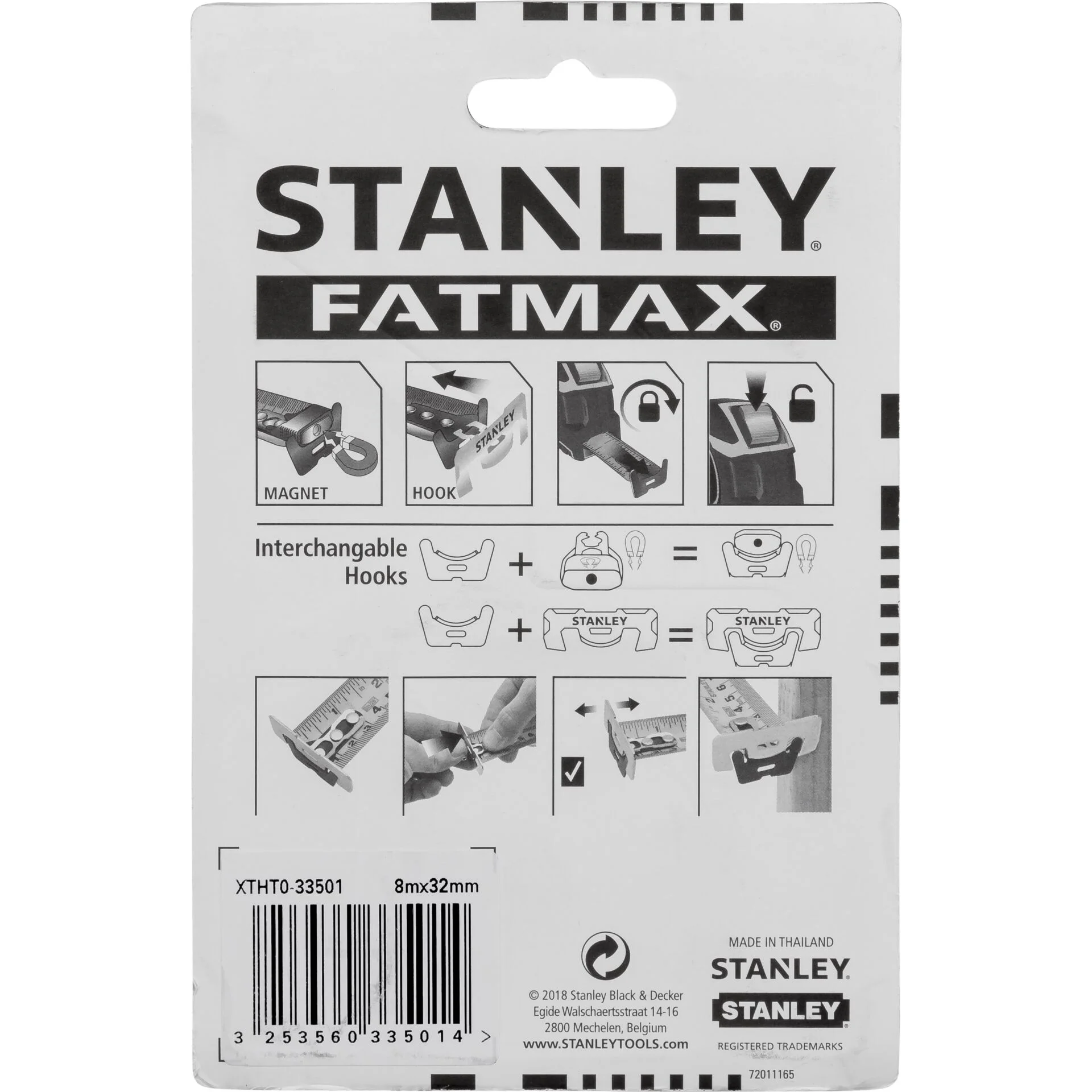 Stanley Bandmass FatMax Pro Autolock 8m32mm Messwerkzeuge