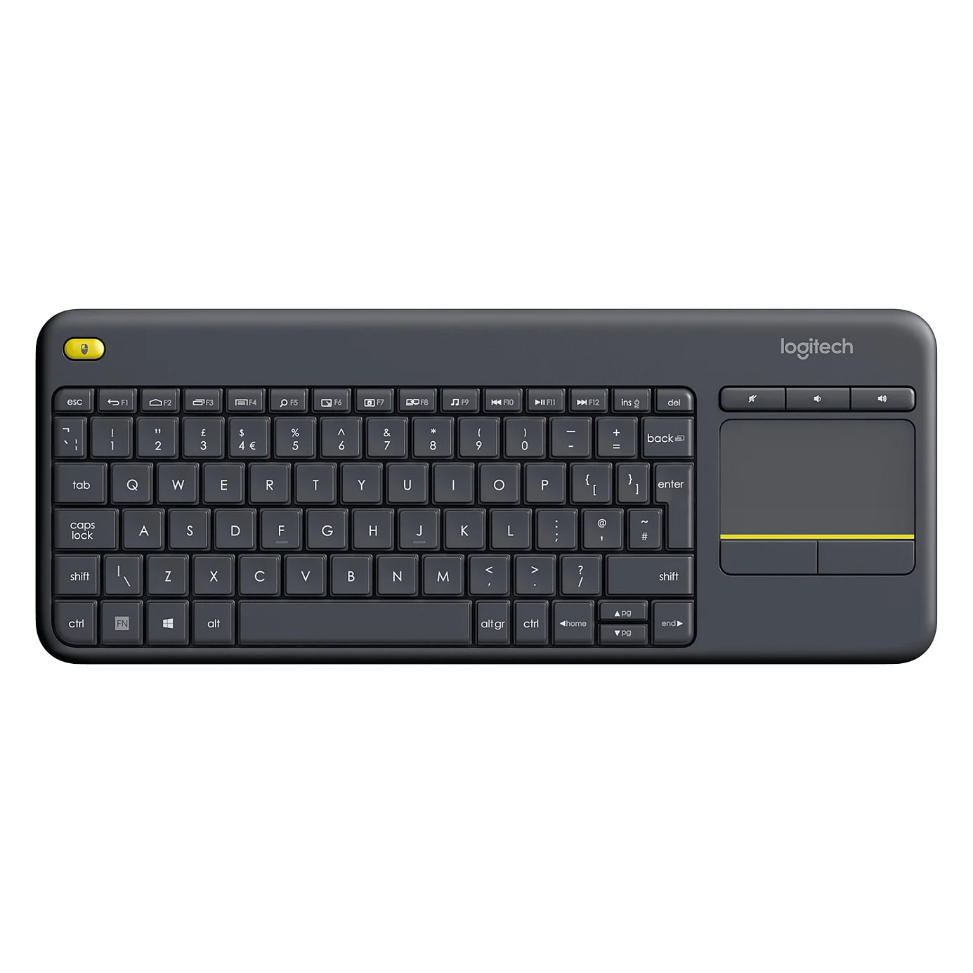 Logitech K400 Plus Wireless black QWERTY US Tastaturen & Maeuse