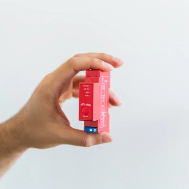 Shelly Relais ZollPro 1PMZoll WLAN LAN Max  16A 1 Kanal 1 Phase BT Messfunktion DIN Rail Smart Home Zubehoer