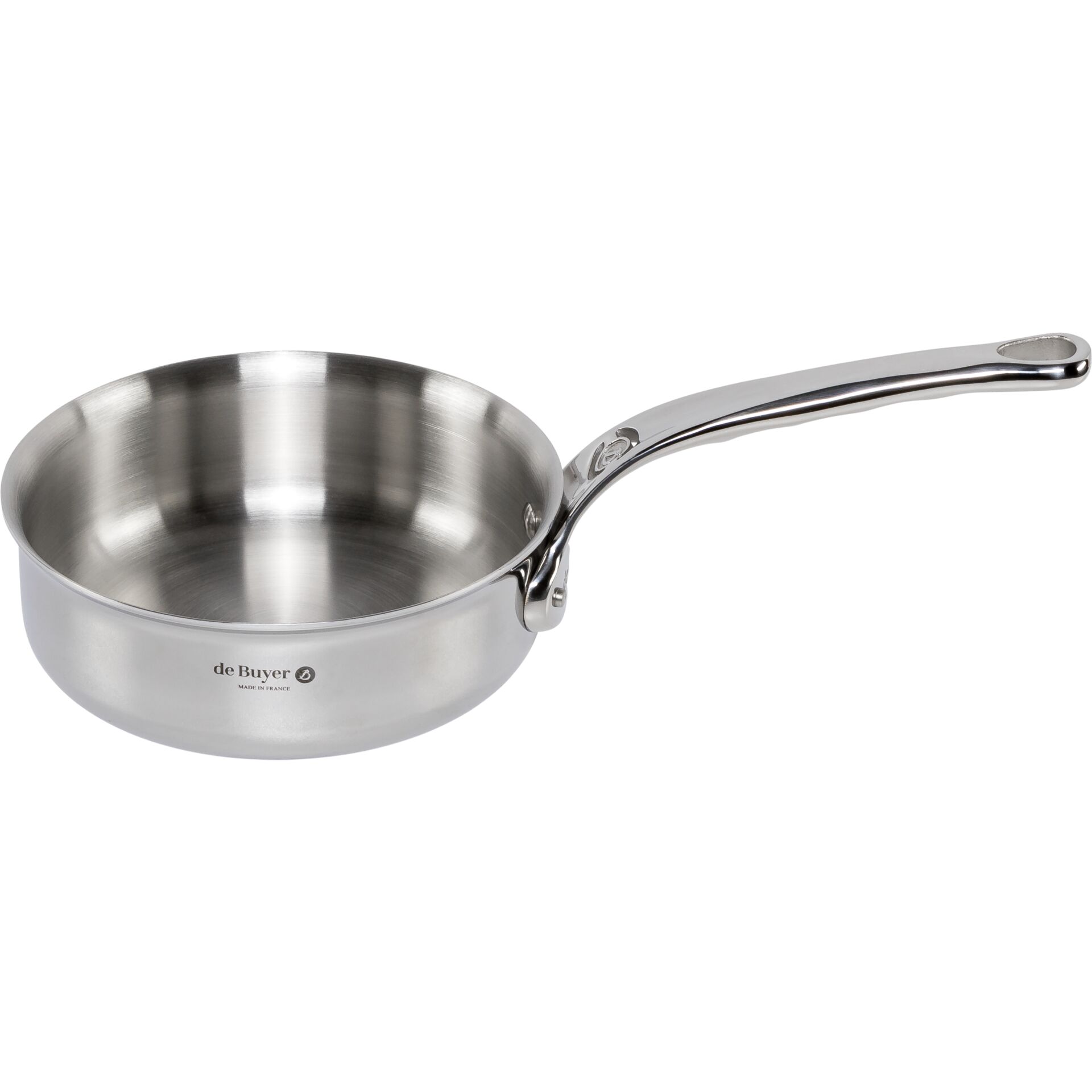 De Buyer Affinity Sauteuse Edelstahl gerade 16 cm Pfannen & Toepfe