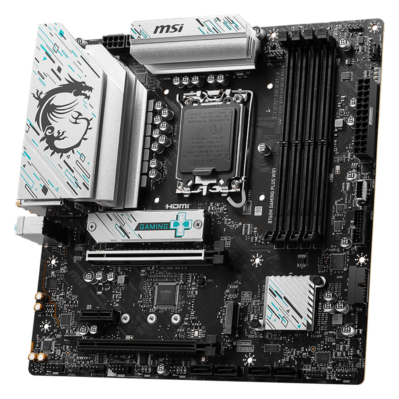 MSI B760M GAMING PLUS WIFI Motherboard Intel B760 LGA 1700 micro ATX PC-Zubehoer