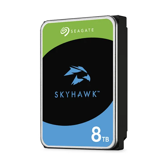 Seagate surveillance skyhawk 8tb hdd sata 6gb s 256mb cache 8 89cm 3 5zoll Speichermedien