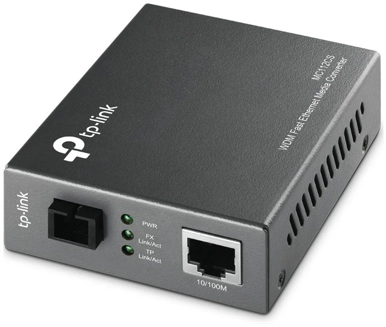 TP Link WDM Fast Ethernet Medienkonverter 10 100 1000 Mbps RJ45 Kompakt