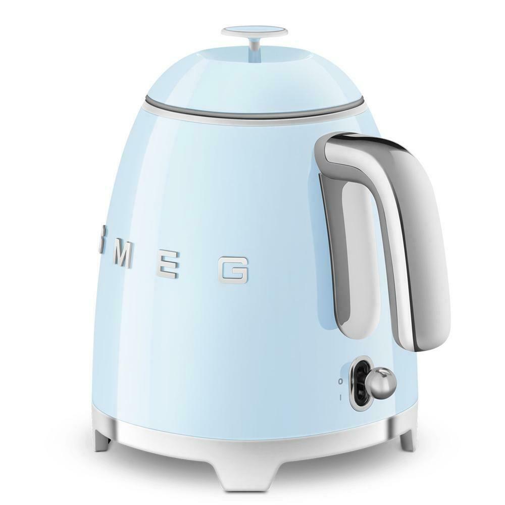 SMEG Mini Wasserkocher 0 8 l  pastellblau Kuechenkleingeraete