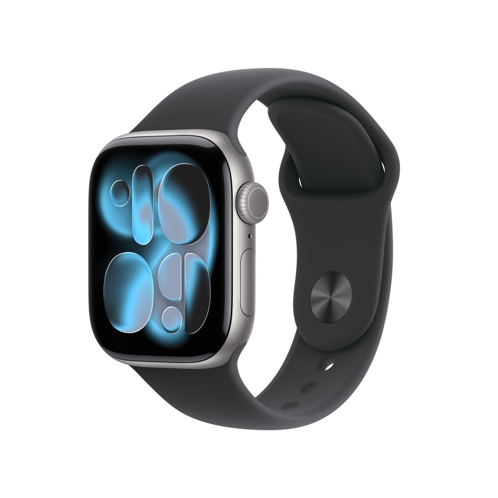 Apple watch series 11 alu  space grau  gps cellular  42 mm  sportarmband schwarz m l Smartwatches & Fitnesstracker