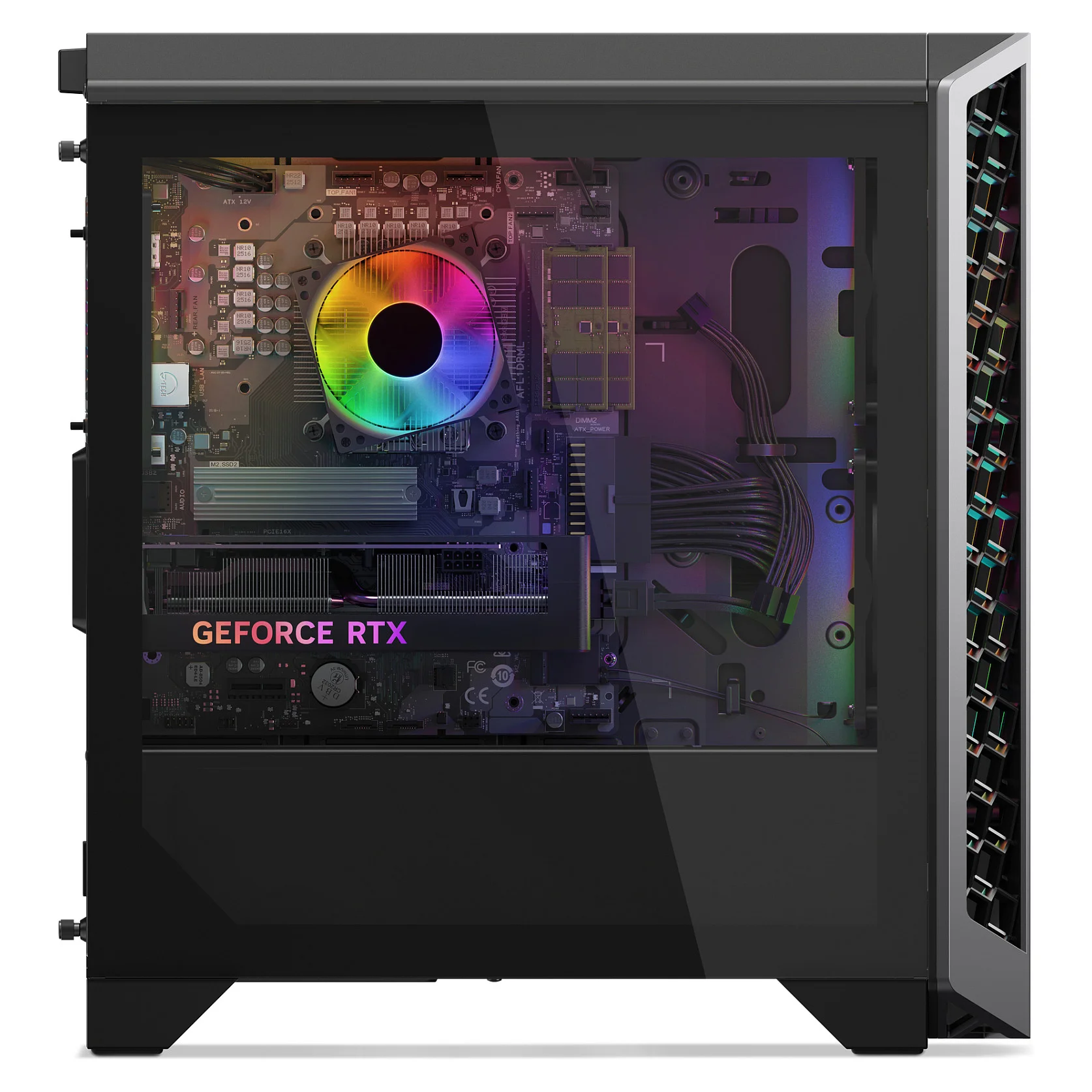 Lenovo LOQ Tower 26ADR10 AMD Ryzen  7 8745HX 16 GB DDR5 SDRAM 1 TB SSD NVIDIA GeForce RTX 5060 Windows 11 Home PC Schwarz PC-Zubehoer