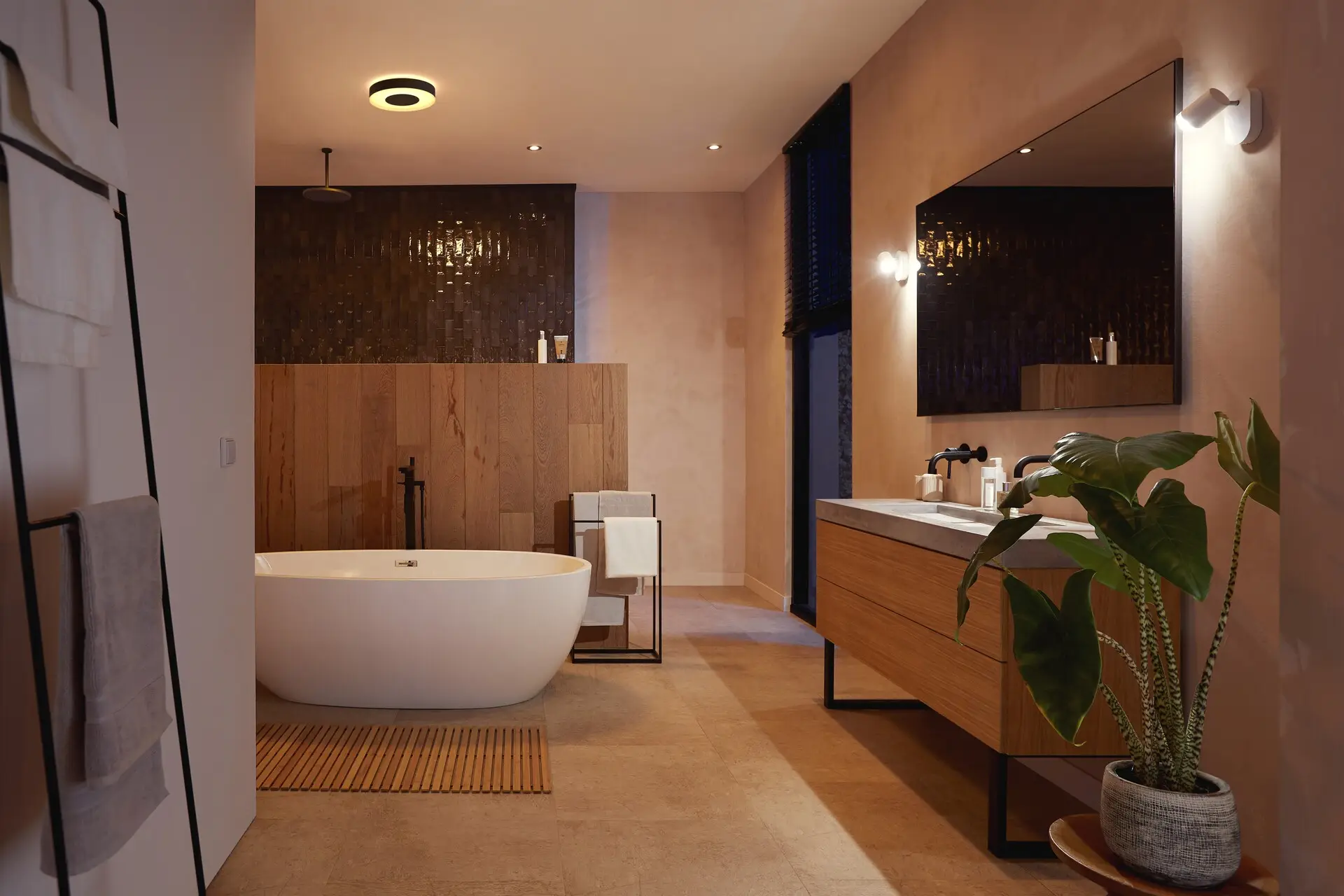 Philips Hue White and Color ambiance Xamento Deckenleuchte M schwarz Leuchtmittel & Lampen