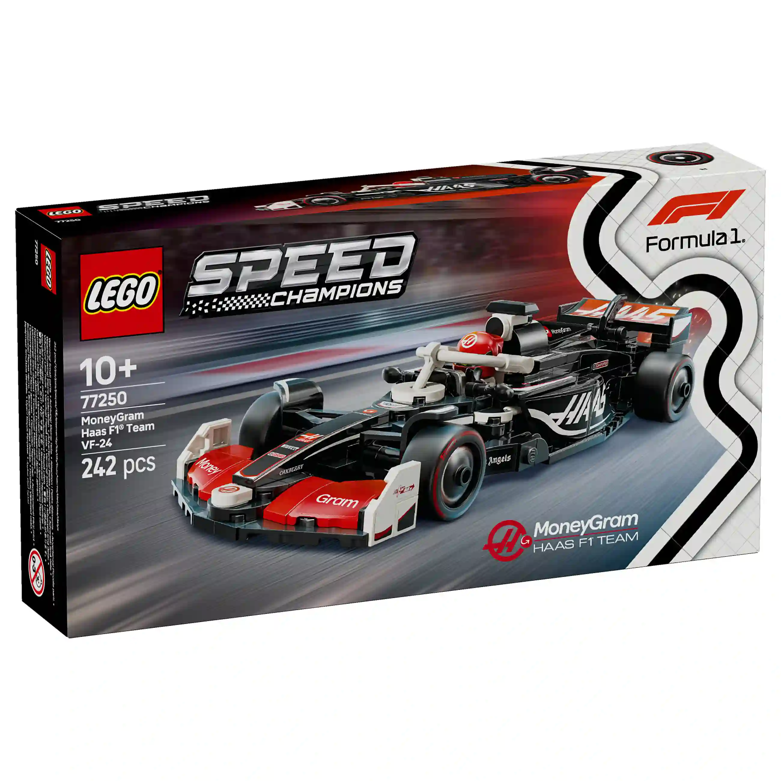 LEGO Speed Champions MoneyGram Haas F1 Team VF 24 Rennauto 77250 Spielwaren