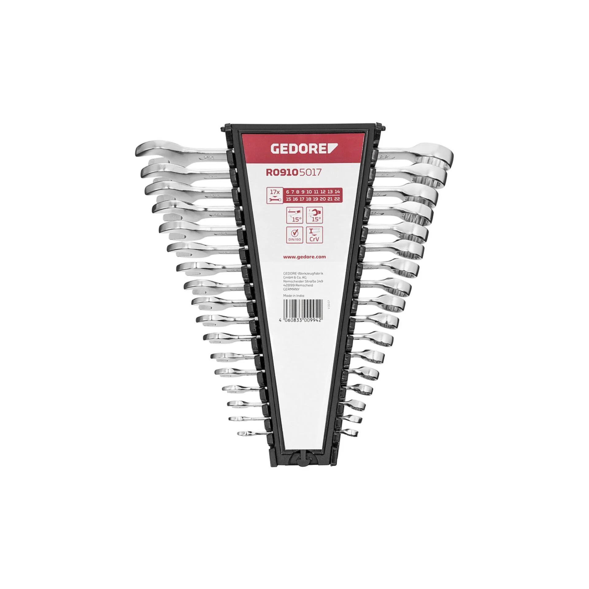 GEDORE red ring maulschluessel satz metrisch  17 teilig Schraubendreher & Zangen