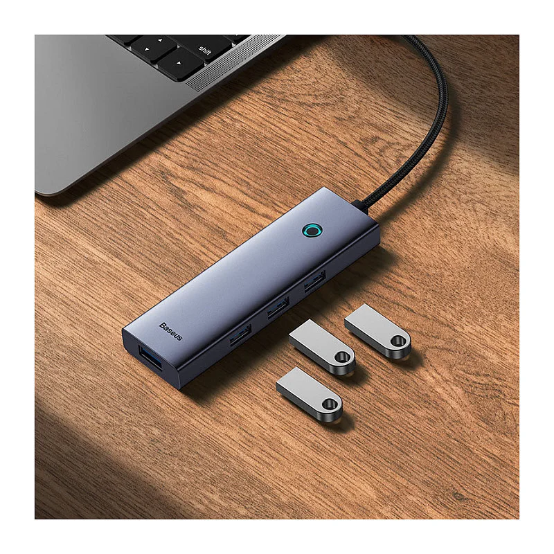 Baseus UltraJoy Series 4 Port HUB Type C Tastaturen & Maeuse