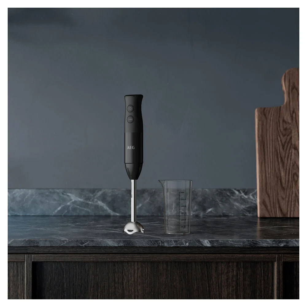 AEG Stabmixer HB4 1 4GG  Granite Grey Silver Kuechenkleingeraete
