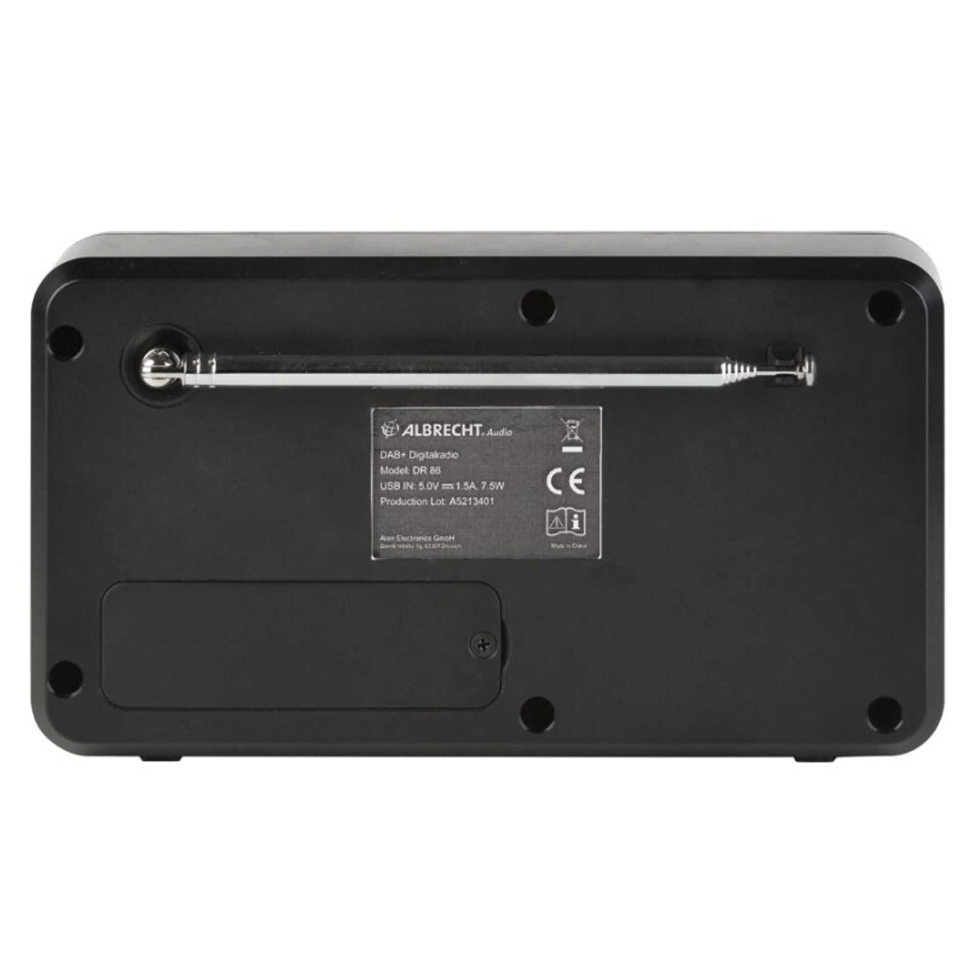 Albrecht DR 86 tragbares Digitalradio Video & Audio