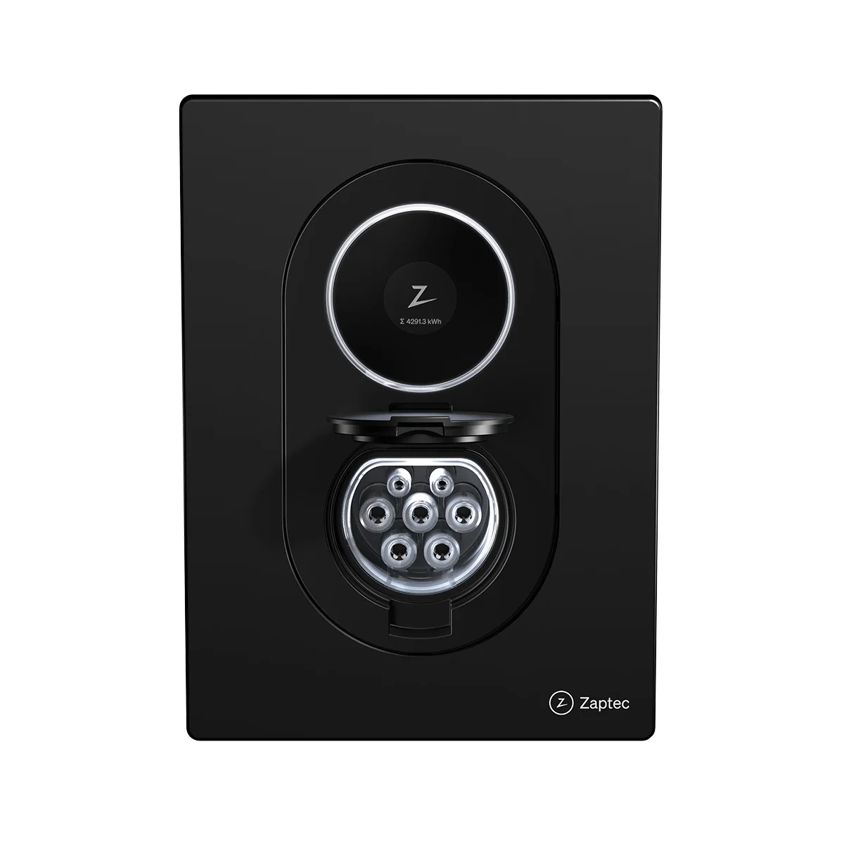 Zaptec Go 2 Wallbox 22 kW Typ 2 MID zertifiziert WLAN Schwarz