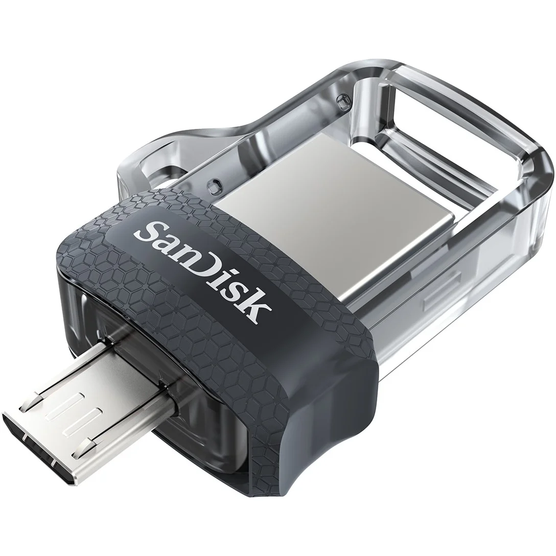 SanDisk stick 128gb usb3 0 microusb ultra dual 150mb s grey Speichermedien