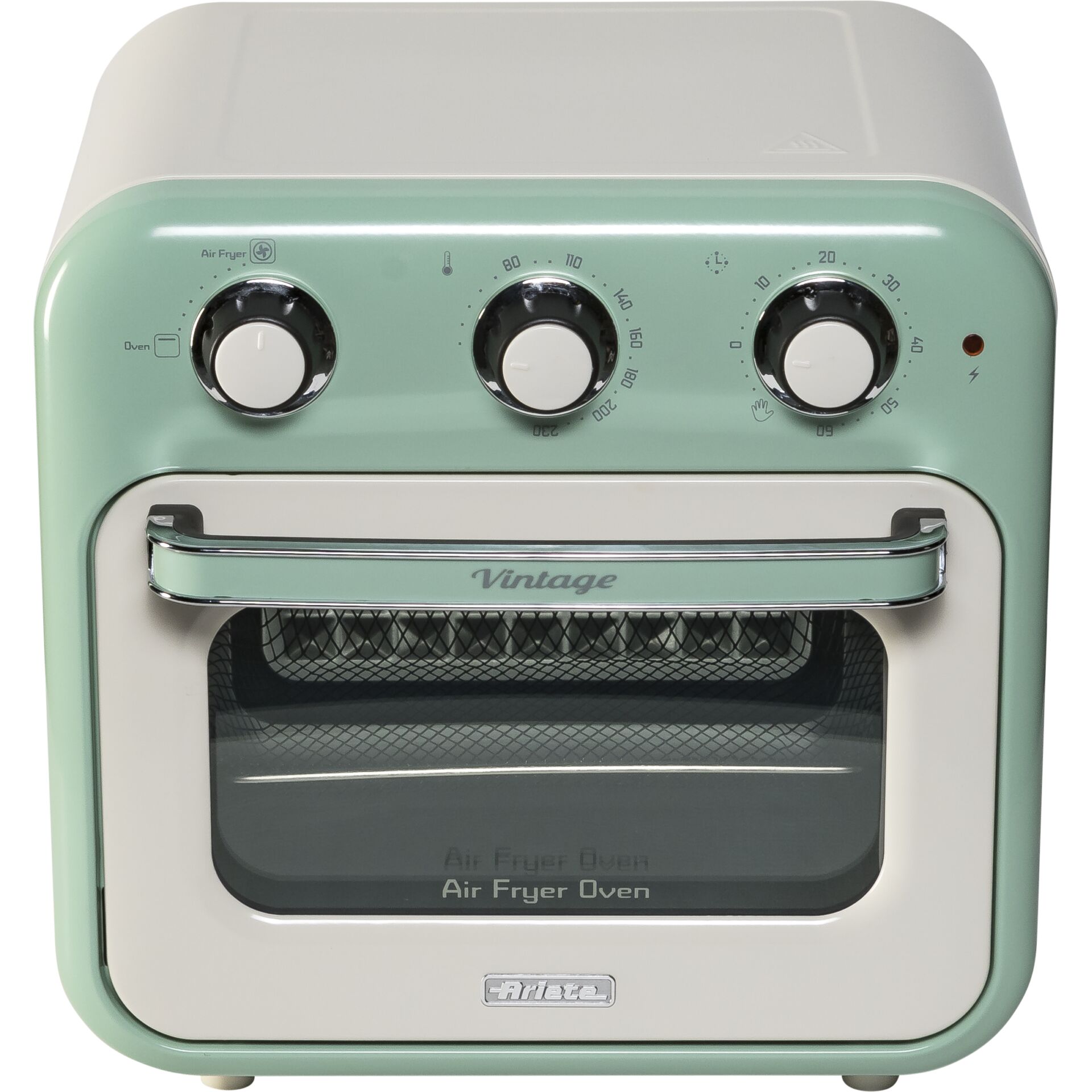 Ariete Vintage Air Fryer Mini  Ofen gruen Fritteusen