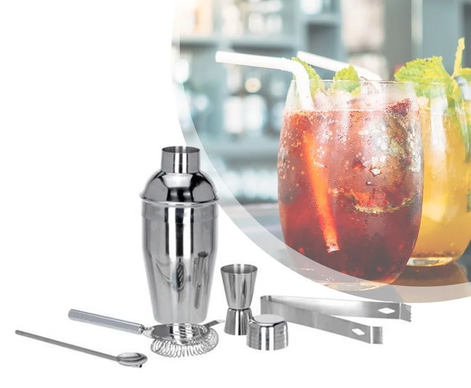 ALPINA Cocktail Set 5 tlg  Besteck & Aufbewahrung