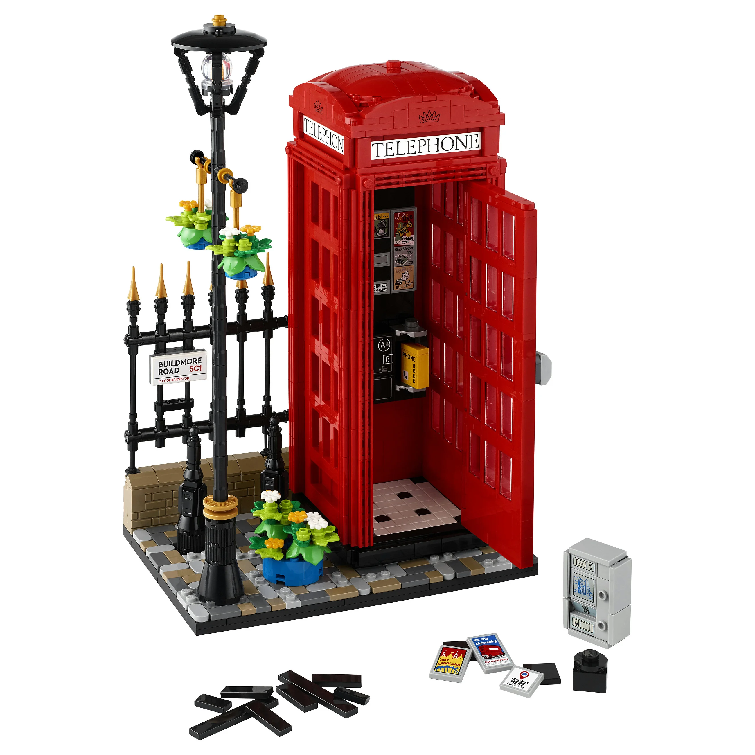 LEGO Ideas Rote Londoner Telefonzelle 21347 Spielwaren
