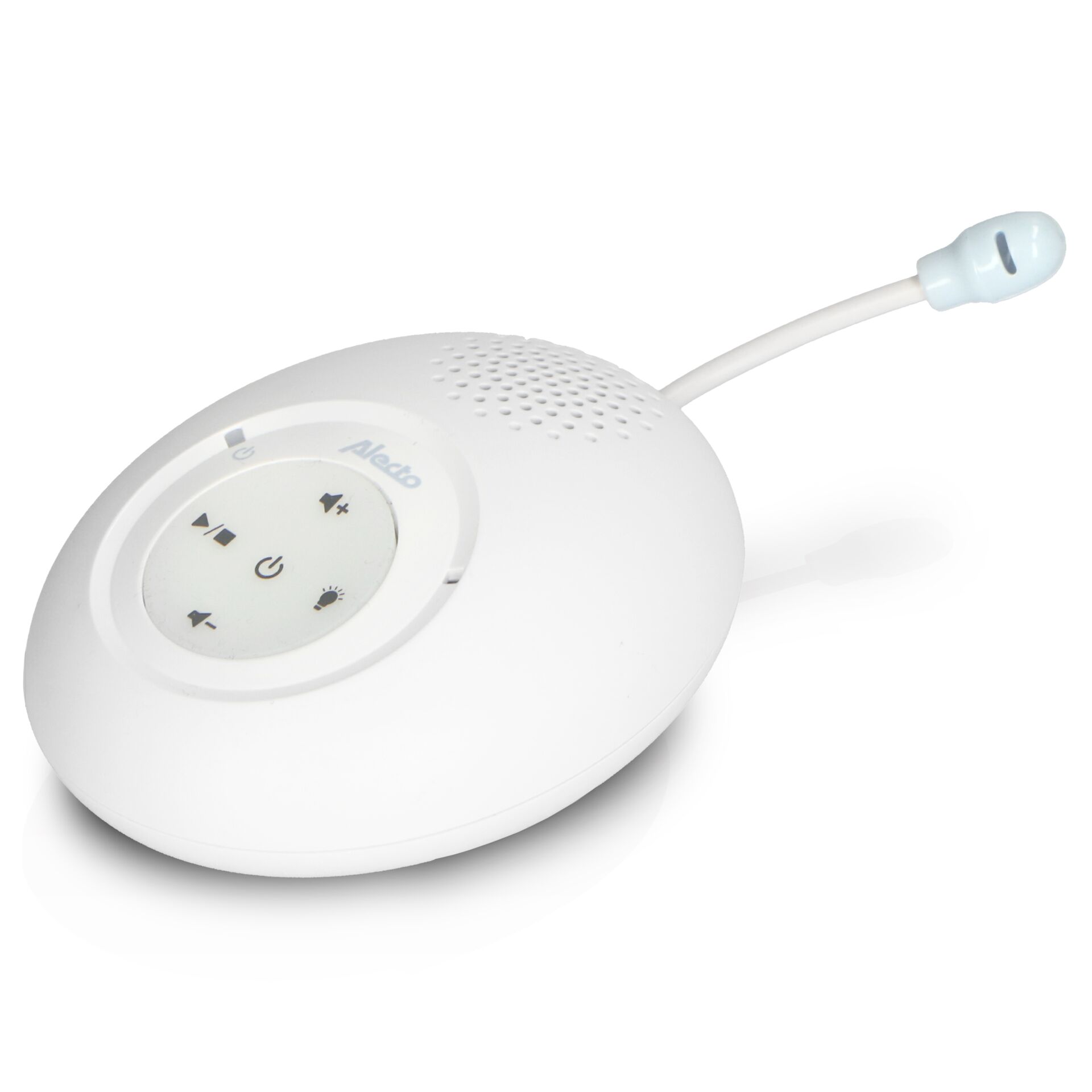 Alecto DECT Babyphone mit Full ECO Modus und Display  weiss bla Geschenke zur Geburt/Taufe