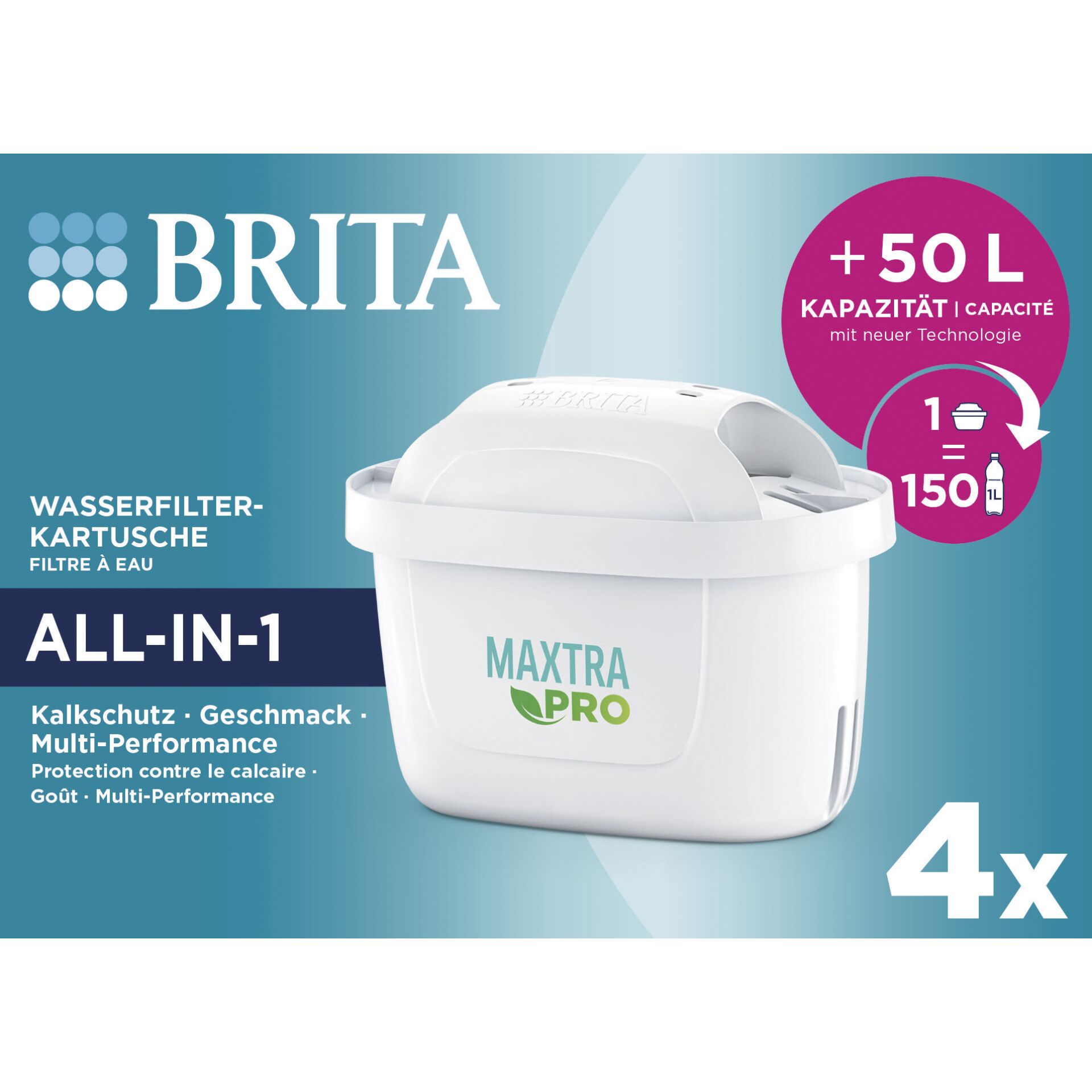 Brita MAXTRA PRO ALL IN 1 Pack 4 Wasseraufbereitung