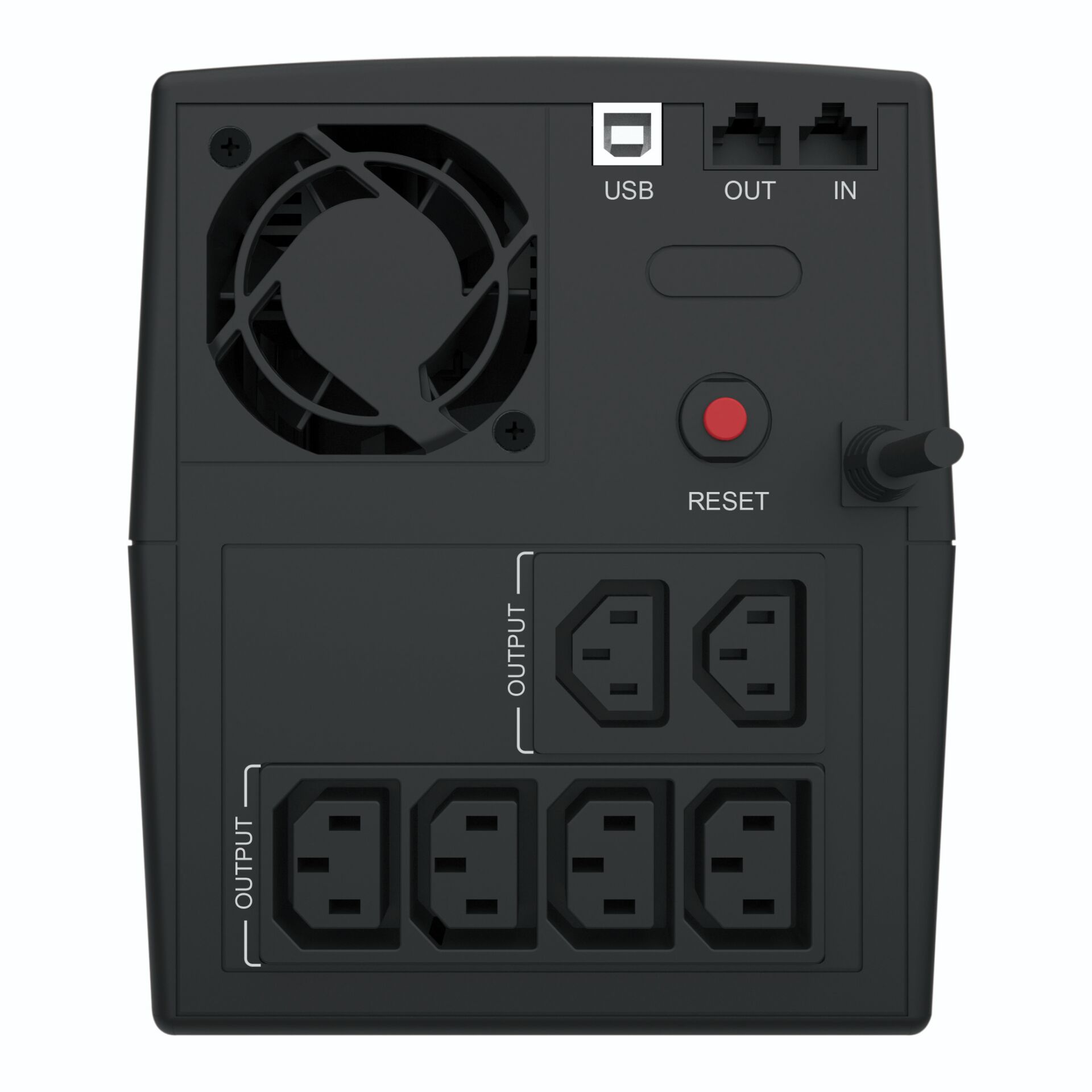 Conceptronic ZEUS03E Unterbrechungsfreie Stromversorgung  USV  Line Interaktiv 1 2 kVA 720 W 6 AC Ausgaenge PC-Komponenten