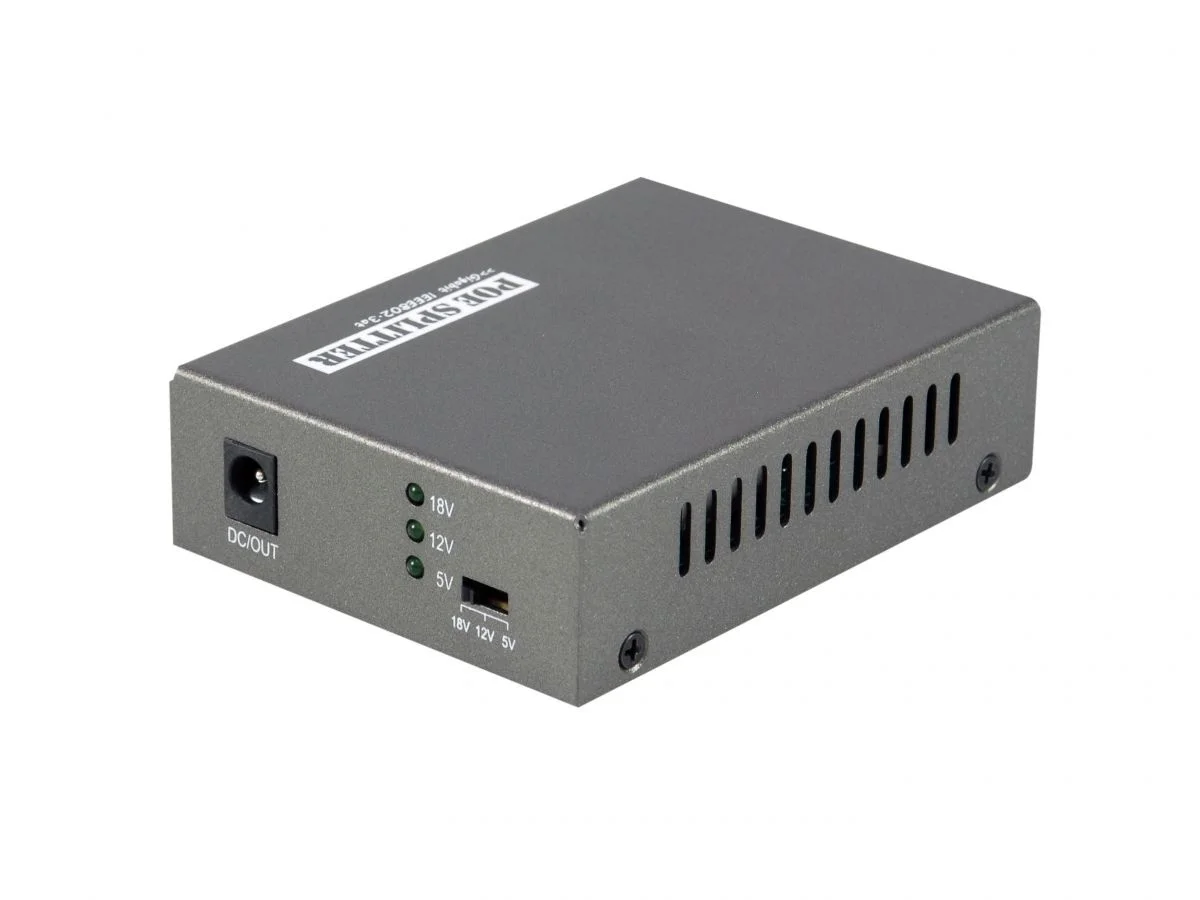 LevelOne 5 12V DC Gigabit PoE Plus Splitter Netzwerk