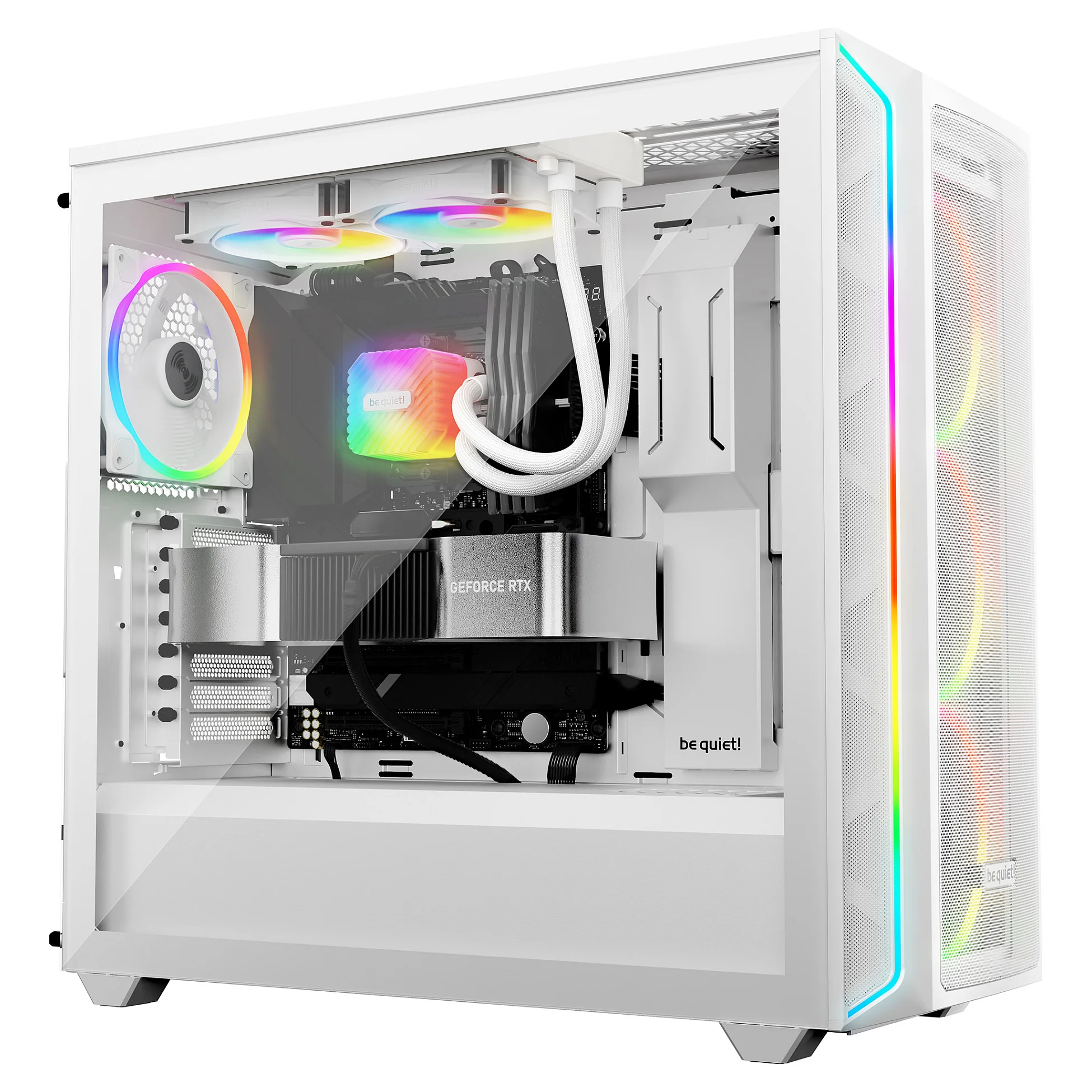 be quiet  LIGHT LOOP 240mm White Prozessor All in One Fluessigkeitskuehler 12 cm Weiss 1 Stueck e  PC-Komponenten