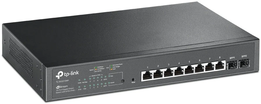 TP Link 8p 2  omada sg2210mp m rm poe  Netzwerk