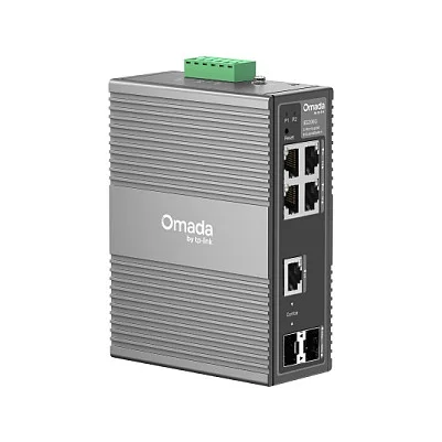 TP Link Omada IES206G Netzwerk Switch Managed Gigabit Ethernet  10 100 1000  Schwarz Switches