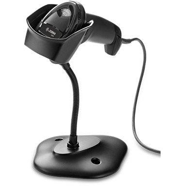 Zebra Barcode Scanner DS2208 1D 2D USB RS 232 Kabelgebunden inkl  Standfuss Drucker & Scanner