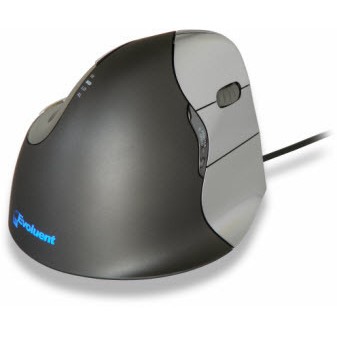 Evoluent Vertical Mouse 4 right hand 6 buttons wired Tastaturen & Maeuse