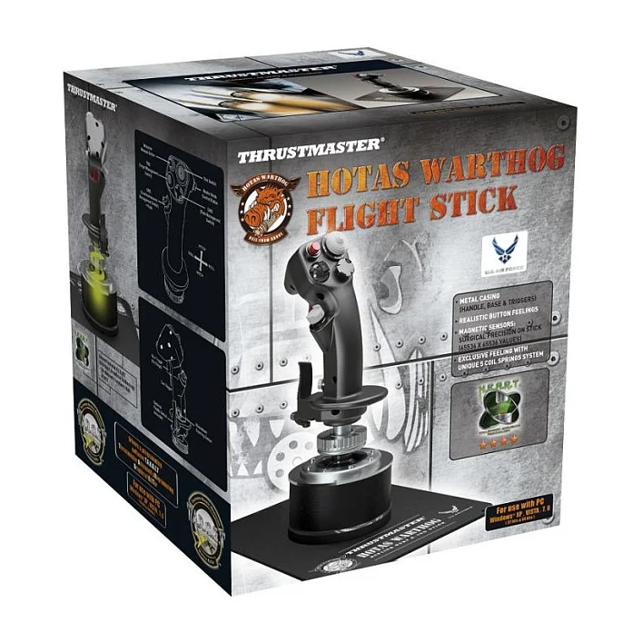 Thrustmaster Hotas Warthog Flight Stick  A 10C Rep   PC  Zubehoer Gaming