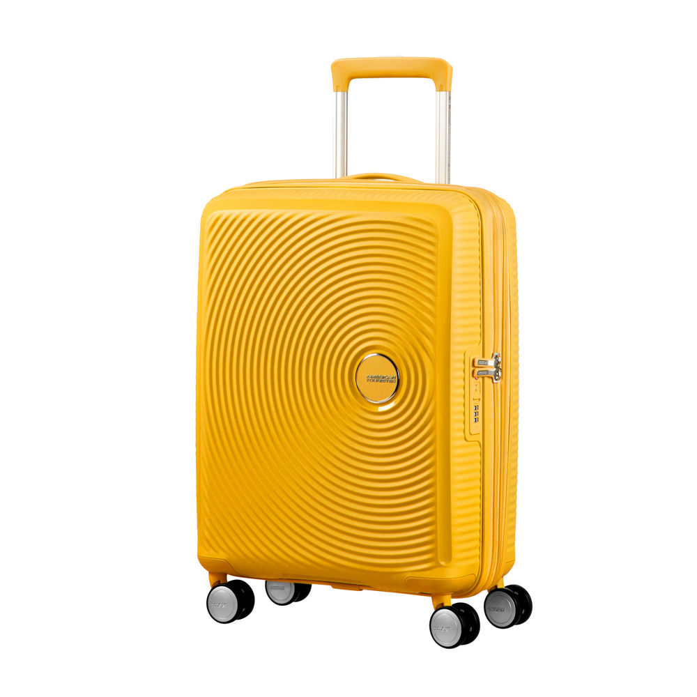 AMERICAN TOURISTER 4 Rollen Bordtrolley Soundbox  55cm  golden yellow Taschen & Rucksaecke