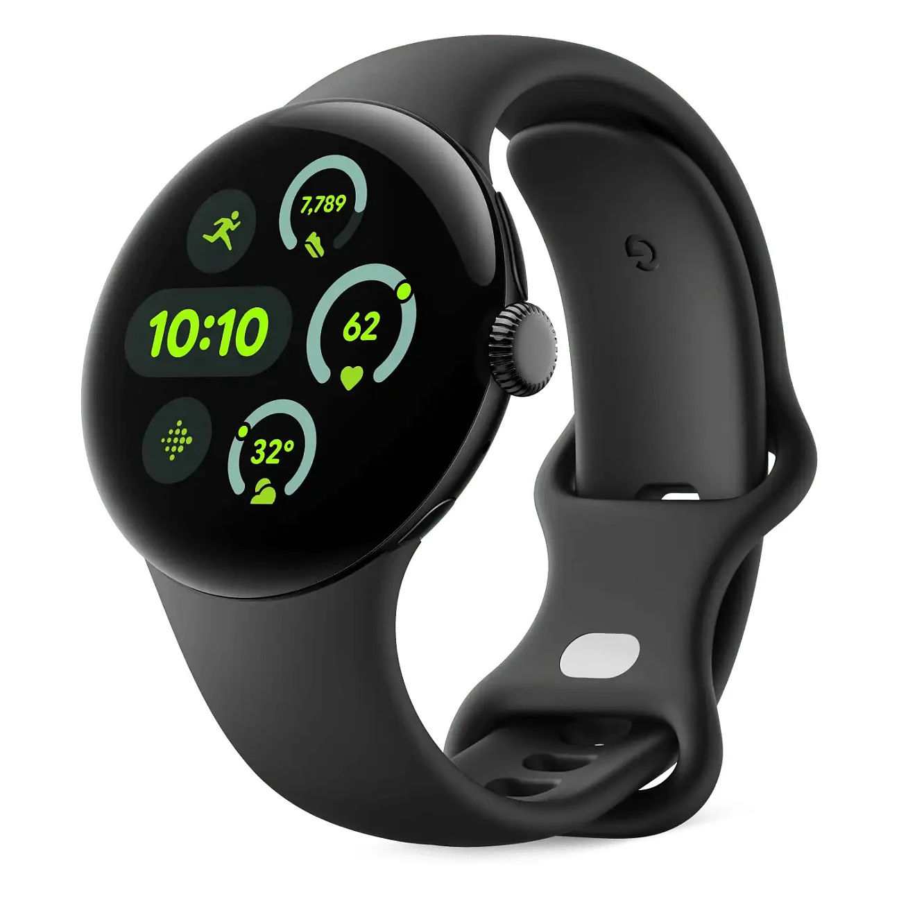 Google Pixel Watch 3 Band Active 45mm obsidian Smartwatches & Fitnesstracker