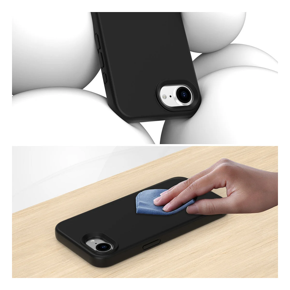 4SMARTS Silikon Case Cupertino fr Apple iPhone 16e Notebook & Tablet Zubehoer