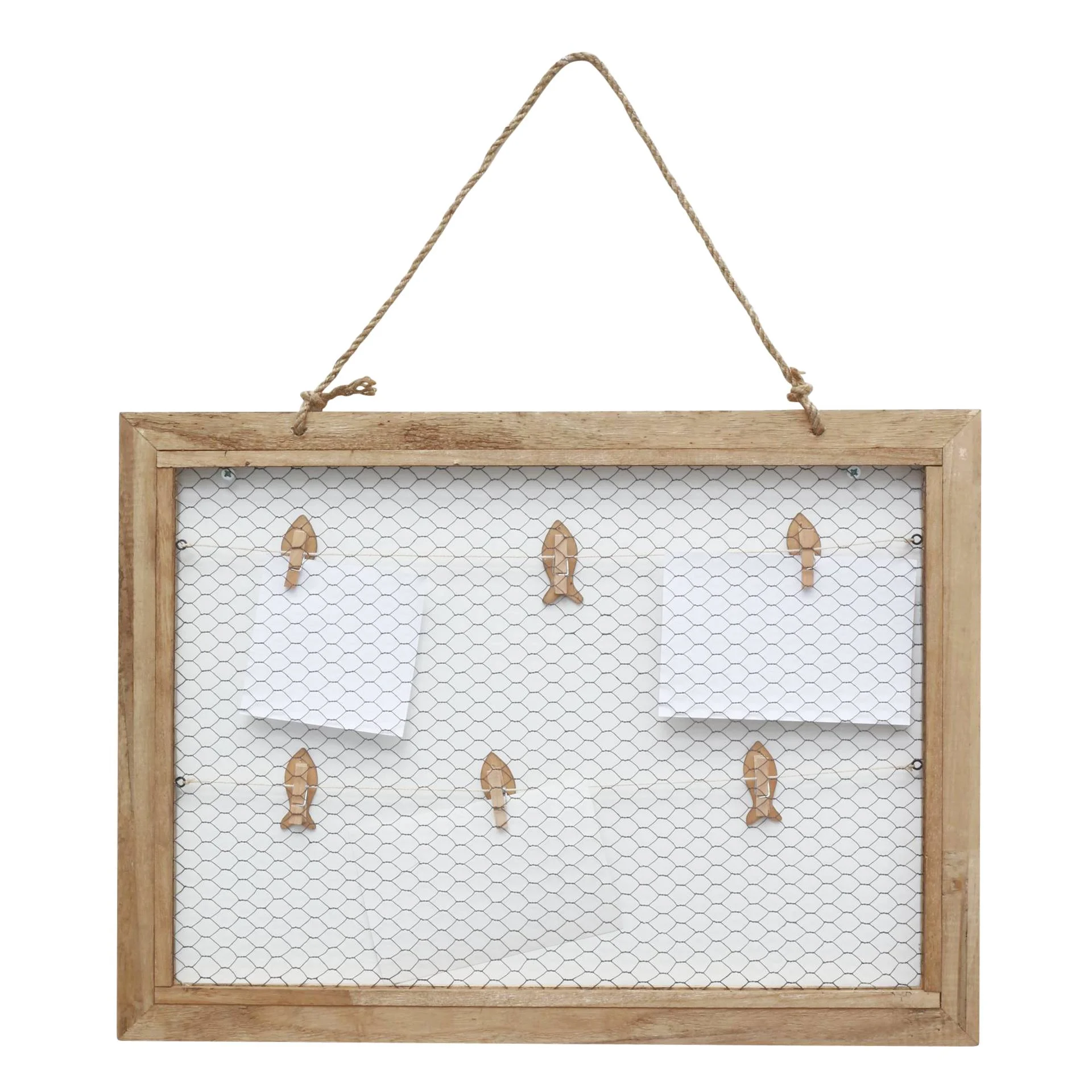 Deknudt S67TV1 E Wandrahmen aus Treibholz   Huehnerdraht Klammern Bilderrahmen