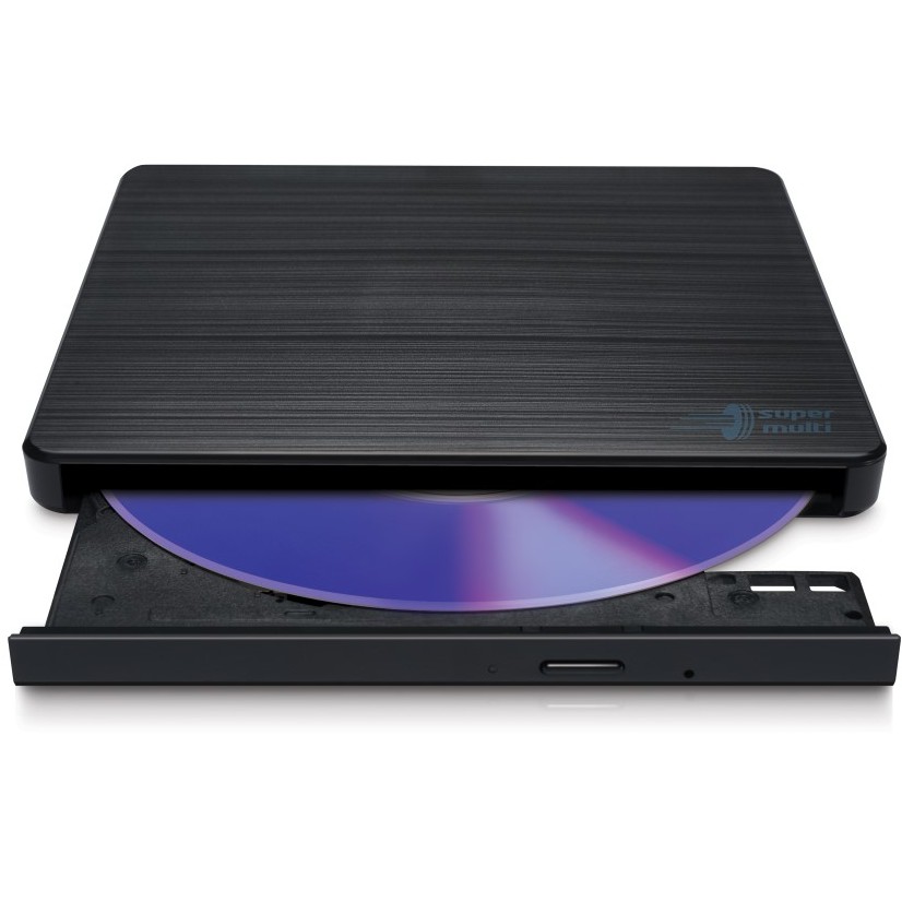Hitachi LG Data Storage Externer DVD Brenner HLDS GP60NB60 Slim USB black PC-Zubehoer