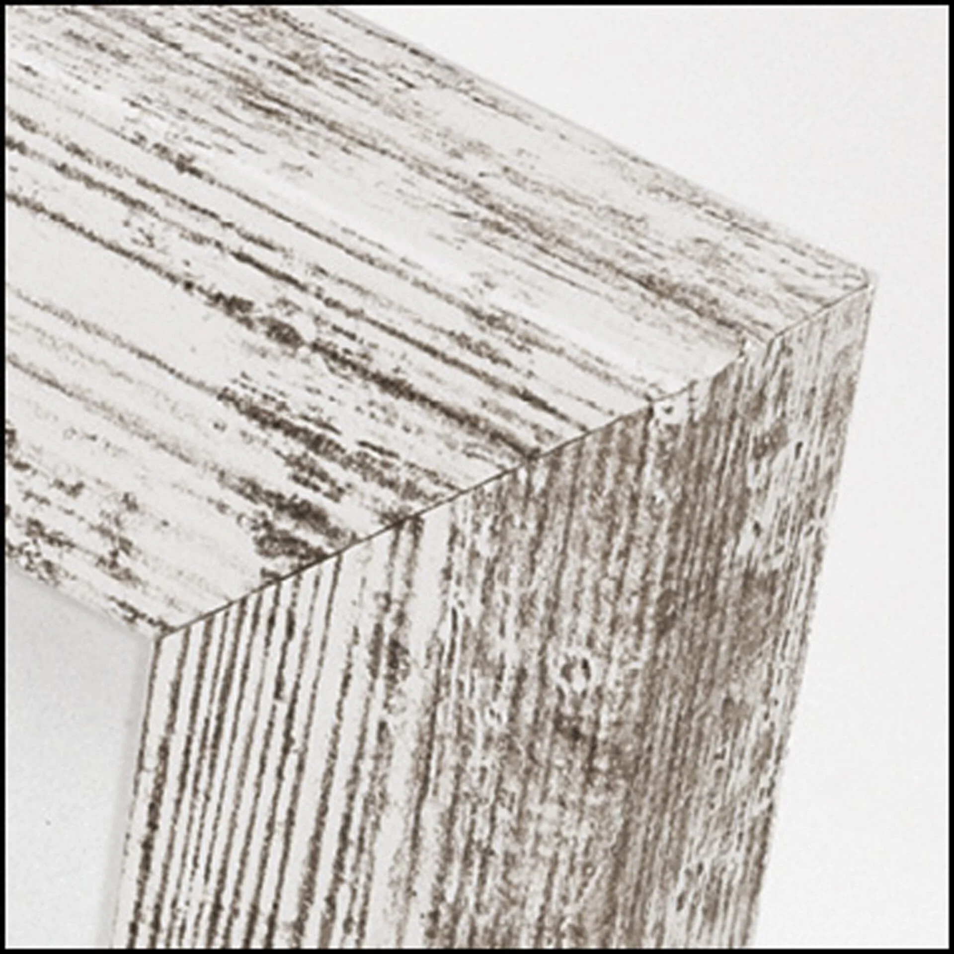 ZEP Nelson 6 weiss braun 40x50 Holz Bilderrahmen V21546