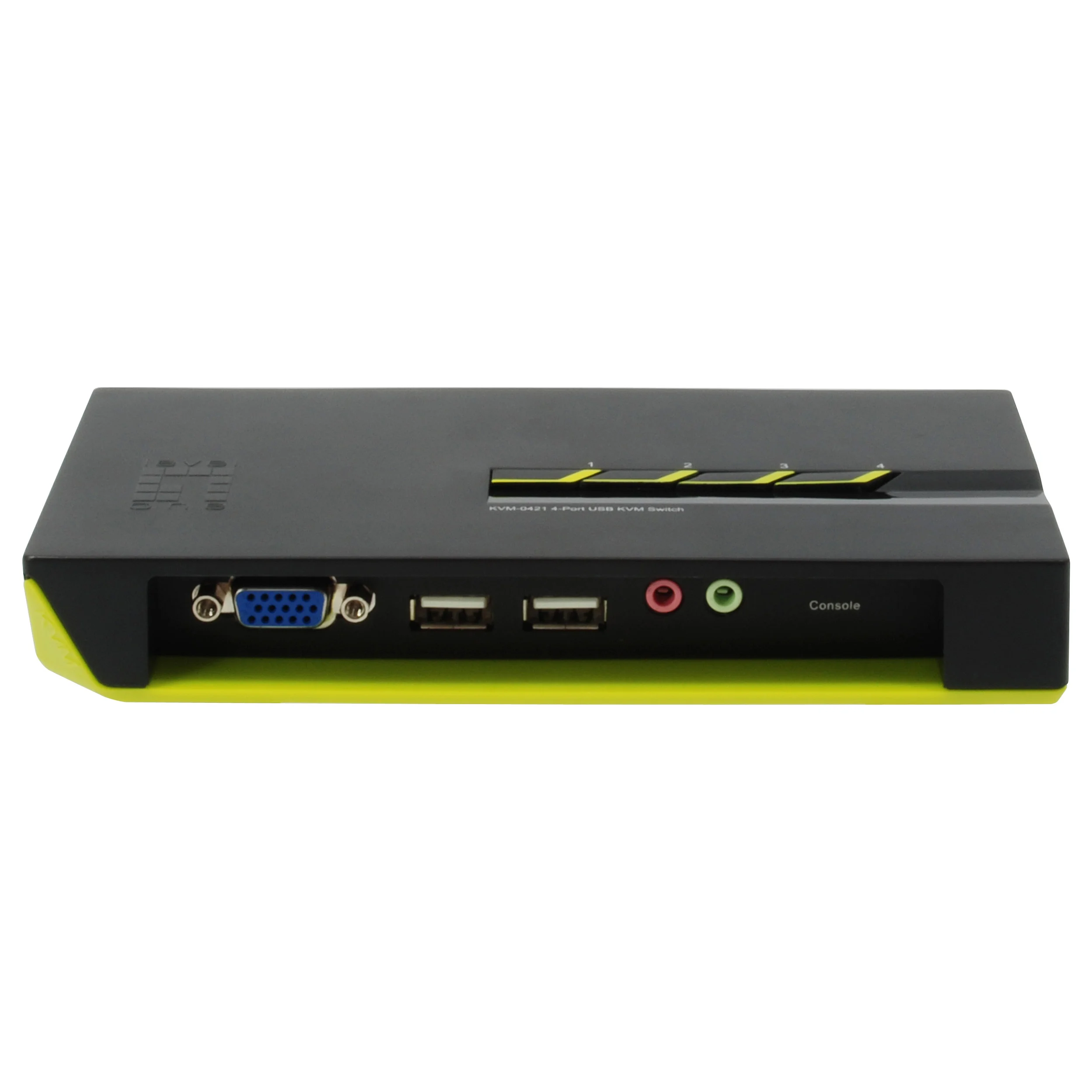 LevelOne 4 Port USB KVM Switch mit Audio PC-Zubehoer